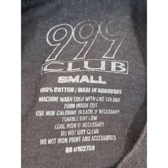 999 Club Graphic T-Shirt Men’s Small Black Skull Flowers Streetwear - Picture 3 of 6